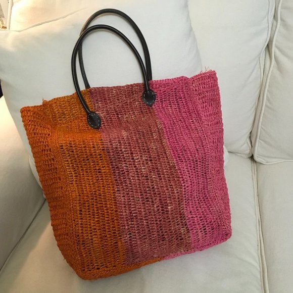 J. Jill Handbags - J. Jill Oversized Straw Tote